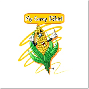 Corny Autumn Tshirt ver2 Halloween and Thanksgiving Gift Posters and Art